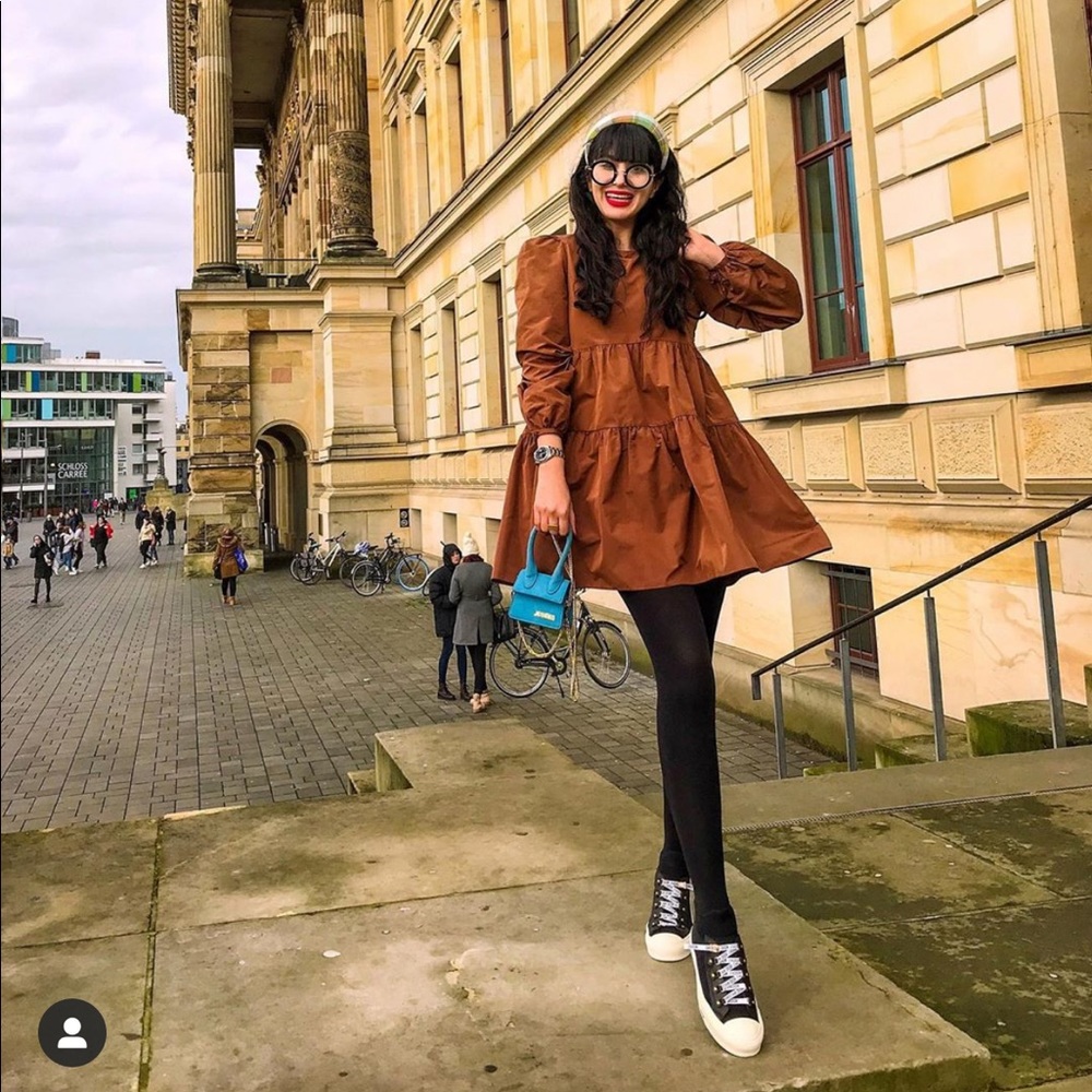 Zara voluminous sleeves bloggers favorite